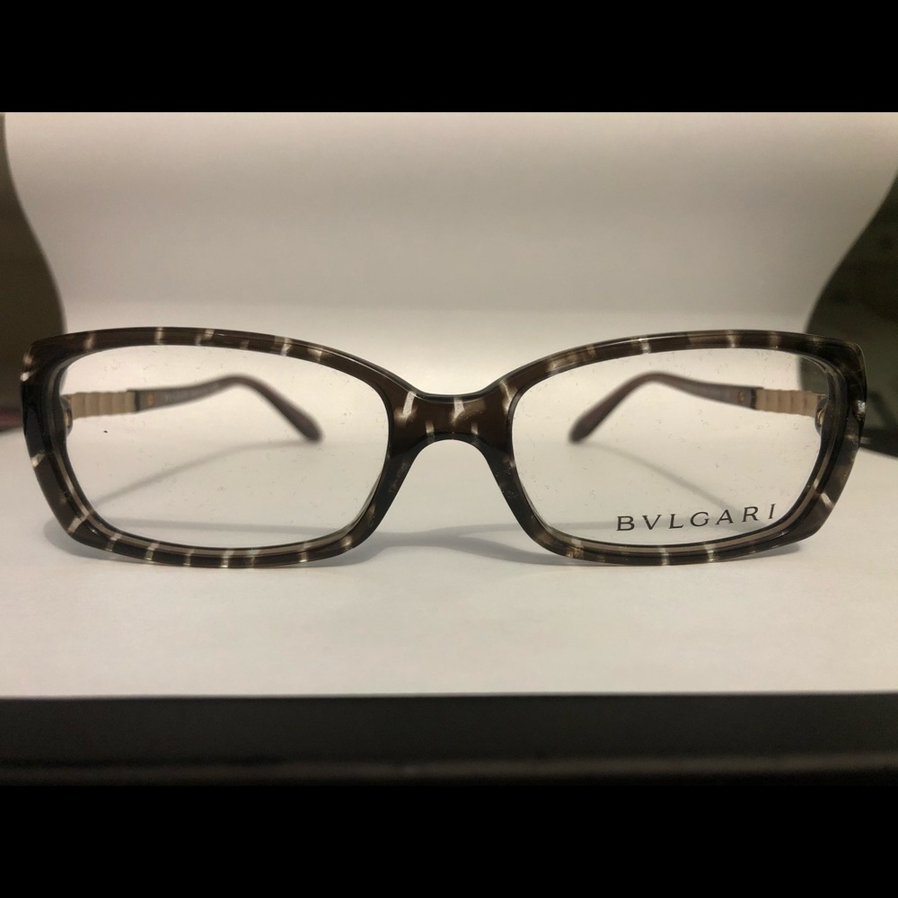 BN Bulgari brown and gold eyeglasses